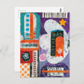 Carte Postale Concernant Purple Postcard (Devant / Derrière)