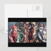Carte Postale Concert angélique d'El Greco (Theotokopoulos) (Devant / Derrière)