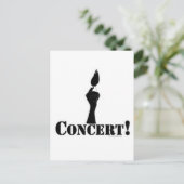 Carte Postale Concert de base (Debout devant)