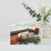 Carte Postale Concert de Noël de violon (Debout devant)