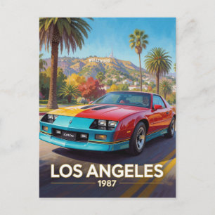Carte Postale Concert de Sunset à Los Angeles Californie 1987