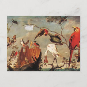 Carte Postale Concert d'oiseaux par Frans Snyders