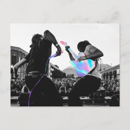 Carte Postale Concert holographique (Devant)