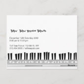 Carte Postale Concert Rock' N'Roll (Dos)