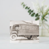 Carte Postale Concessionnaire d'antiquités Camion Monochrome Ant (Debout devant)