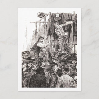 Carte Postale Concessionnaires Rivaux Dans Petticoat Lane