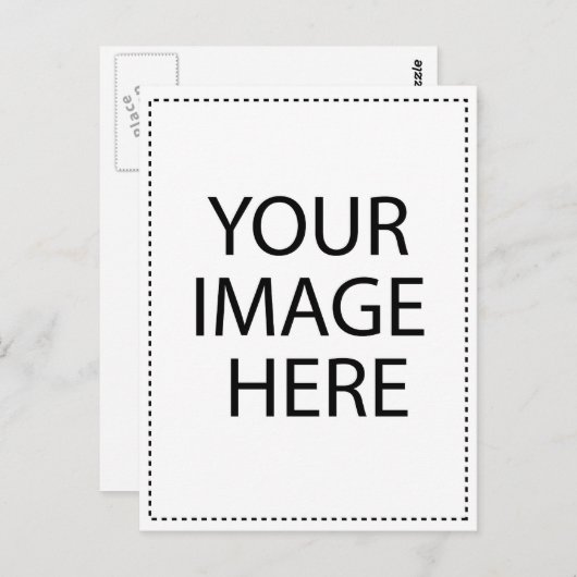 Carte Postale Concevez votre propre (Devant / Derrière)