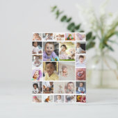 Carte Postale Concevez Votre Propre Affiche de Collage Photo 25  (Debout devant)
