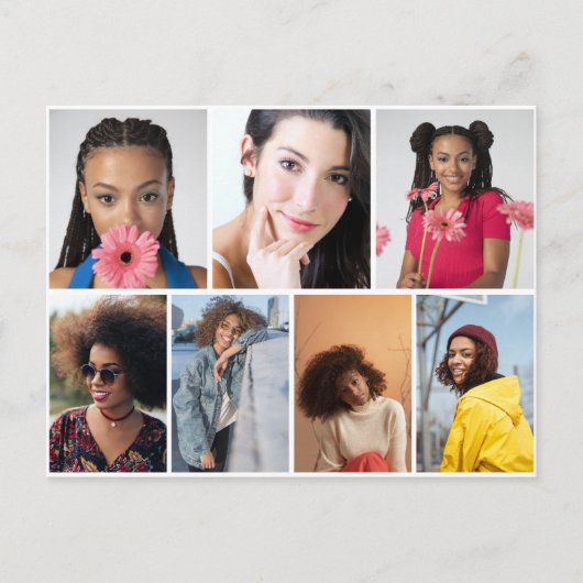 Carte Postale Concevez votre propre collection de 7 photos (Devant)