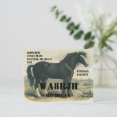 Carte Postale Concevez votre propre opérateur radio HAM QSL Brou (Debout devant)