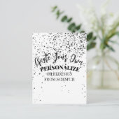 Carte Postale Concevez votre propre produit personnalisé (Debout devant)