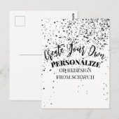Carte Postale Concevez votre propre produit personnalisé (Devant / Derrière)