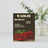 Carte Postale Concevez votre propre radioopérateur HAM QSL Op Wi (Debout devant)