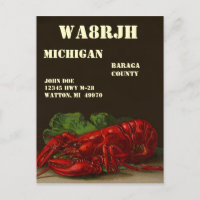 Concevez votre propre radioopérateur HAM QSL Op Wi