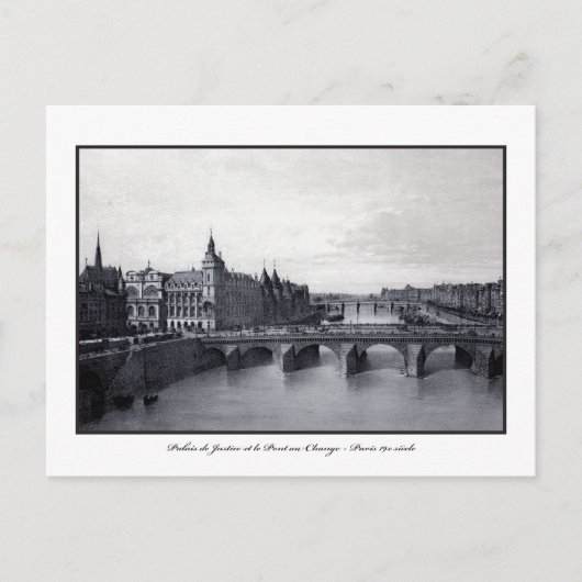 Carte Postale Conciergerie au 19e siècle - Paris (Devant)