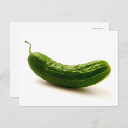 Carte Postale Concombre (Devant / Derrière)