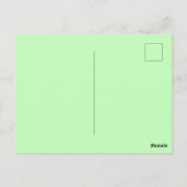 Carte Postale Concombre chinois (Dos)