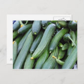 Carte Postale Concombres verts (Devant / Derrière)
