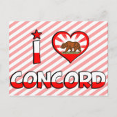 Carte Postale Concord, CA (Devant)