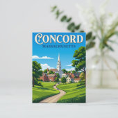 Carte Postale Concord États-Unis (Debout devant)