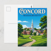 Carte Postale Concord États-Unis (Devant / Derrière)