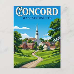 Carte Postale Concord États-Unis