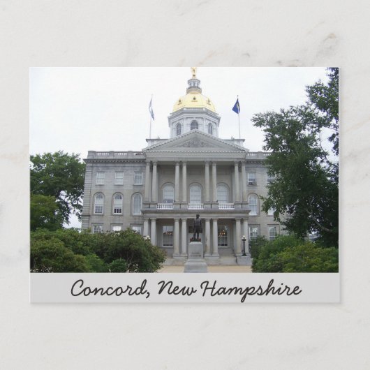 Carte postale Concord, New Hampshire (Devant)