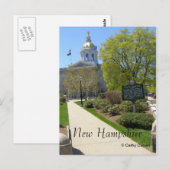 Carte postale Concord, New Hampshire (Devant / Derrière)