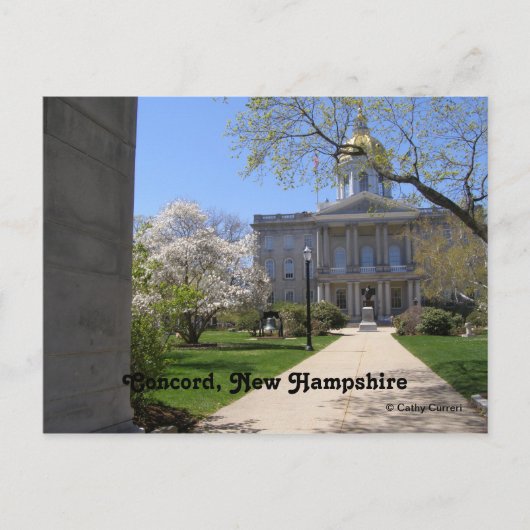 Carte postale Concord, New Hampshire (Devant)