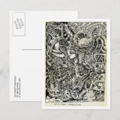 Carte Postale Concours à sens unique, par Brian Benson (Devant / Derrière)