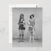 Carte Postale Concours de beauté de bain, 1922 (Devant / Derrière)