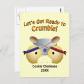 Carte Postale Concours de cuisson des biscuits (Devant / Derrière)