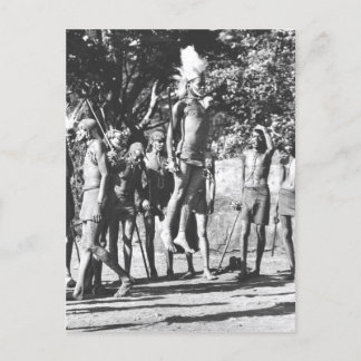 Carte Postale Concours de saut de guerriers massaïs