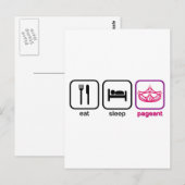 Carte Postale Concours du sommeil de Mat (Devant / Derrière)