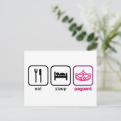 Carte Postale Concours du sommeil de Mat (Debout devant)