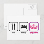 Carte Postale Concours du sommeil de Mat (Devant / Derrière)