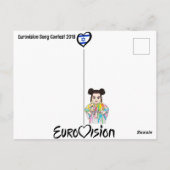 Carte Postale Concours Eurovision de la chanson 2018 (Dos)