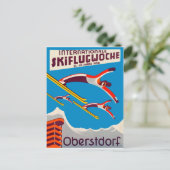 Carte Postale Concours international de ski à Oberstdorf (Debout devant)