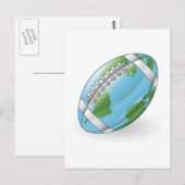 Carte Postale Concours mondial de football (Devant / Derrière)