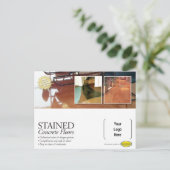 Carte postale concrète souillée (Debout devant)