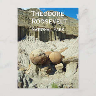 Carte Postale Concrétions de canonball, Theodore Roosevelt NP