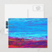 Carte postale conçue "The Ocean" (Devant / Derrière)