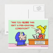 Carte Postale condition préexistante (Devant / Derrière)