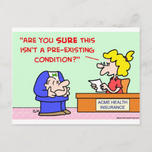 Carte Postale condition préexistante