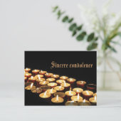 Carte Postale Condoléances sincères (Debout devant)