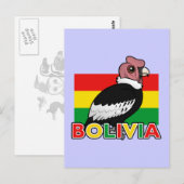 Carte Postale Condor Andin Bolivien (Devant / Derrière)