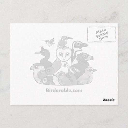 Carte Postale Condor coloré (Dos)