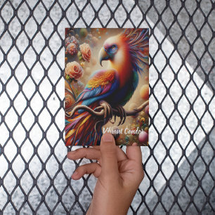 Carte Postale Condor Vibrant Perching Sur L'Arbre Anniversaire I