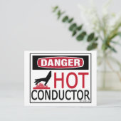 Carte Postale Conducteur chaud (Debout devant)