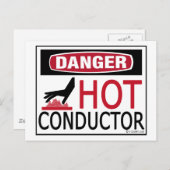 Carte Postale Conducteur chaud (Devant / Derrière)